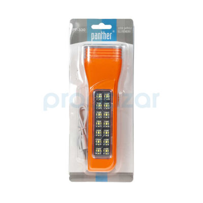 PANTHER PT-330 USB ŞARJLI EL FENERİ - 4