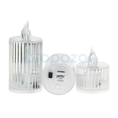 PANTHER PT-410 3LÜ LED MUM SETİ - 2