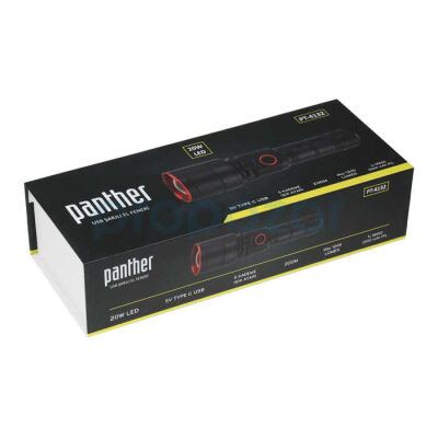 PANTHER PT-4132 USB ŞARJLI EL FENERİ - 4