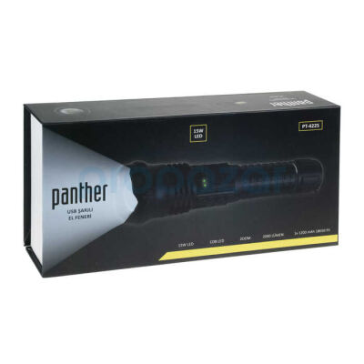 PANTHER PT-4225 USB ŞARJLI EL FENERİ - 7