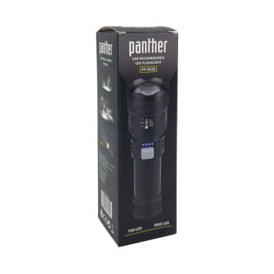 PANTHER PT-4518 USB ŞARJLI EL FENERİ - 4