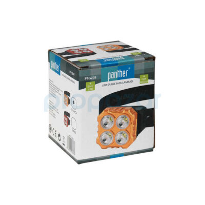 PANTHER PT-5208 USB ŞARJLI KAFA LAMBASI - 3