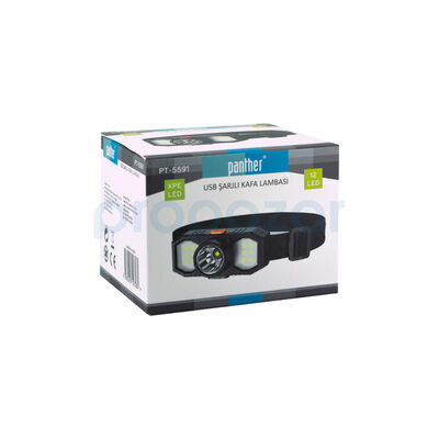Panther PT-5591 USB Şarjlı Kafa Lambası