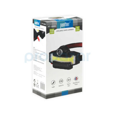 PANTHER PT-5685 USB ŞARJLI KAFA LAMBASI - 5