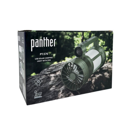 PANTHER PT-576 ŞARJLI SOLAR FANLI KAMP LAMBASI - 6
