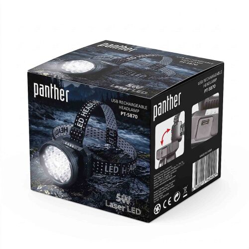 PANTHER PT-5870 USB ŞARJLI KAFA LAMBASI - 6