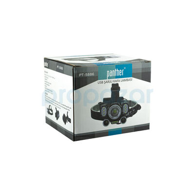 Panther PT-5886 USB Şarjlı Kafa Lambası - 3