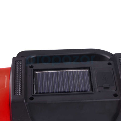 PANTHER PT-8267 USB ŞARJLI SOLAR EL FENERİ - 3