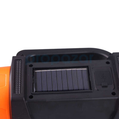 PANTHER PT-8267 USB ŞARJLI SOLAR EL FENERİ - 6