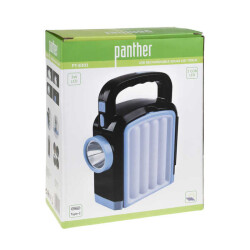 PANTHER PT-8301 ŞARJLI SOLAR EL FENERİ - 5