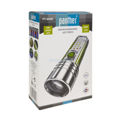 PANTHER PT-8430 USB ŞARJLI EL FENERİ - 4
