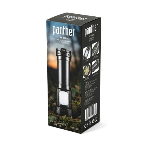 PANTHER PT-8460 USB ŞARJLI EL FENERİ - 5