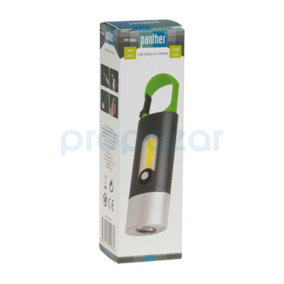 PANTHER PT-926 USB ŞARJLI EL FENERİ - 5