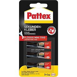 Pattex Süper Japon Yapıştırıcı Jel Mini 3x1 gr - Propazar