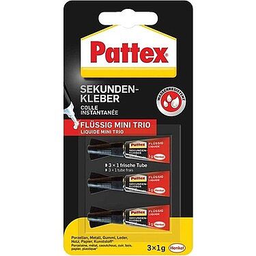 Pattex Süper Japon Yapıştırıcı Jel Mini 3x1 gr - 1