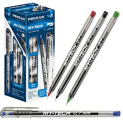 Pensan My-Tech 2240 İğne Uçlu Tükenmez Kalem 0.7 mm Kırmızı - Propazar