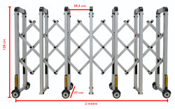 Perguard Akordiyon Bariyer Devrilmeye Karşı Dayanıklı - 5