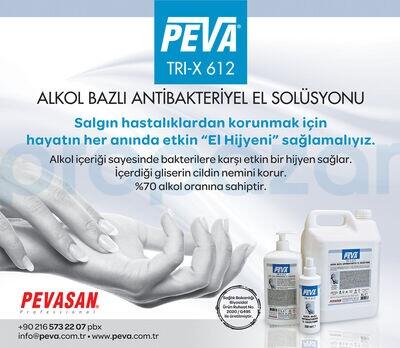 Peva TRI-X 612 Alkol Bazlı Antibakteriyel El Solüsyonu - 3