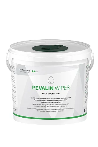 Pevalin Wipes El Temizleme Mendili 150 Adet Kova – Su Gerektirmeyen Endüstriyel Temizlik - 1