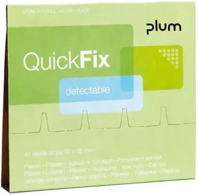 Plum 5513 Detectable Algılanabilir Su Geçirmez Yara Bandı - 1