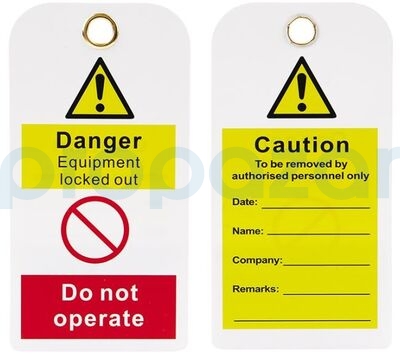 PRO-INC Loto Eked Güvenlik Uyarı Etiketi - 1