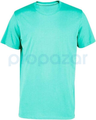 Propazar Bisiklet Yaka Tshirt Dikişli Kısa Kol Turkuaz - 1