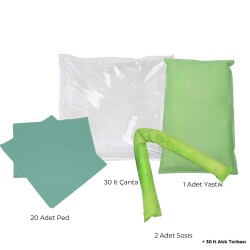 Propazar Kt-Oto Kimyasal Emici Döküntü Kiti - Yeşil - Propazar