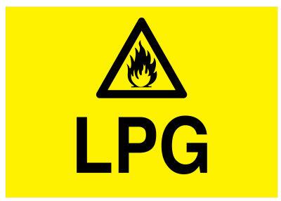 Propazar - LPG İş Güvenliği Levhası - 1
