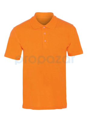 Propazar Polo Yaka Tshirt Pamuk Kısa Kol Turuncu - 1