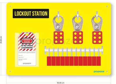 Propazar R Model Eked Loto Etiketleme Kilitleme İstasyonu - 1