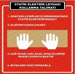 Propazar Statik Topraklama Levhası Seti - 3