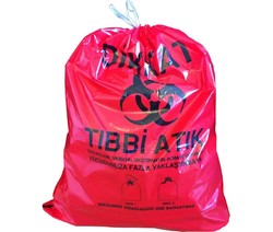 Tıbbi Atık Poşeti Küçük PT05560 55x60 cm - 4