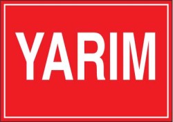 Propazar Yarım İş Güvenliği Levhası - Propazar