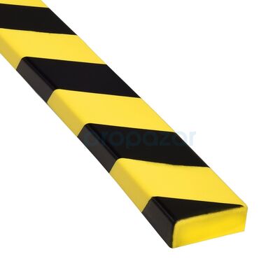 PuffyGuard I Model Duvar ve Panel Koruyucu 1 Metre – Sarı Siyah Yüzey Koruma - 2
