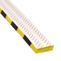 PuffyGuard I Model Duvar ve Panel Koruyucu 1 Metre – Sarı Siyah Yüzey Koruma - 4