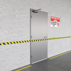 PuffyGuard I Model Duvar ve Panel Koruyucu 1 Metre – Sarı Siyah Yüzey Koruma - 6