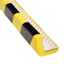 PuffyGuard L2 Kenar Köşe Koruyucu 1 Metre – Sarı Siyah Darbe Emici Profil - 3