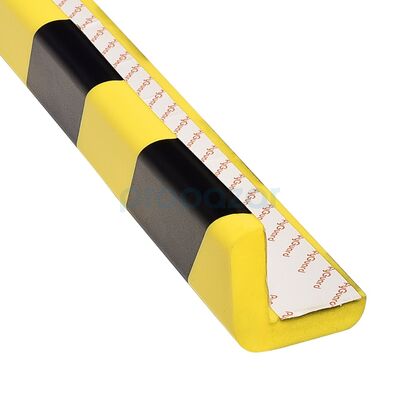 PuffyGuard L2 Kenar Köşe Koruyucu 1 Metre – Sarı Siyah Darbe Emici Profil - 3