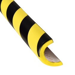 Puffyguard O1 Boru ve Korkuluk Koruyucu Profil 1 Metre – Sarı Siyah - 3
