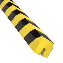 PuffyGuard U Profil Kenar Koruyucu 1 Metre – Sarı Siyah Çarpma Koruma - 3