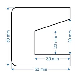 Puffyguard V Kenar Köşe Çarpma Koruma Profili 1 Metre – Sarı Siyah - 5