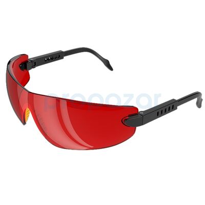 S-300 Spor Koruyucu Gözlük Kırmızı Antifoglu Buğulanmaz - 1