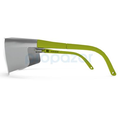 S-400 Standart Koruyucu Gözlük Gümüş Aynalı Antifog Buğulanmaz - 2