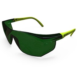 S-400 Standart Koruyucu Gözlük Yeşil Antifog Buğulanmaz - 1