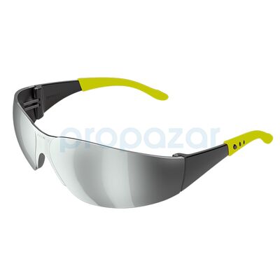 S-500 Dinamik Koruyucu Gözlük Gümüş Aynalı Antifoglu Buğulanmaz - 1