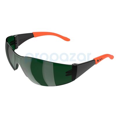 S-500 Dinamik Koruyucu Gözlük Yeşil Antifoglu Buğulanmaz - 1