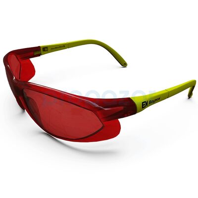 S-900 Curved Koruyucu Gözlük Buğulanmaz Antifoglu Kırmızı - 1