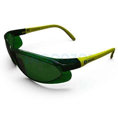 S-900 Curved Koruyucu Gözlük Buğulanmaz Antifoglu Yeşil - 1