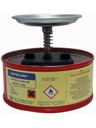 SAFECAN Galvaniz Boyalı Banma Kabı Darbe Dayanıklı 2 Litre 22050002 - 1