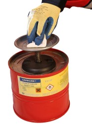 SAFECAN Galvaniz Boyalı Banma Kabı Darbe Dayanıklı 2 Litre 22050002 - 2